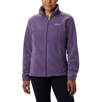 Columbia Benton Springs Full Zip Fleece, Chamarras Morados Para Mujer | 296801-SLQ